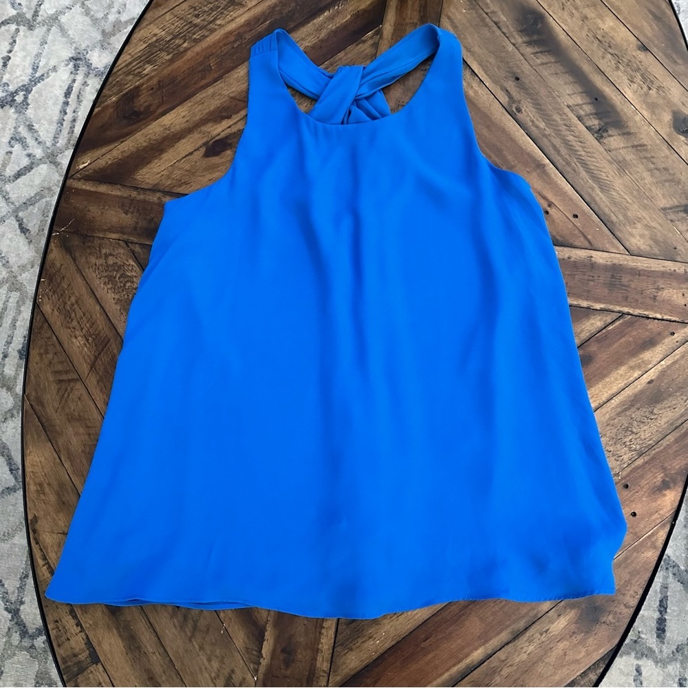Cynthia Rowley Royal Blue Sleeveless Top- Size Medium